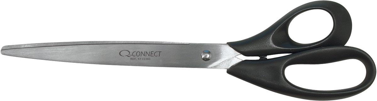 Schaar van Q-CONNECT, 25,5 cm, in het zwart