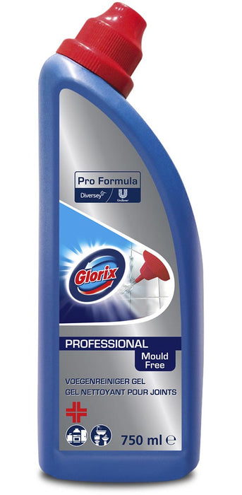 Glorix Pro Formula Voegenreiniger Gel, 750 ml fles