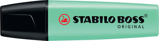 STABILO BOSS ORIGINAL Pastel markeerstift, hint of mint (groen) 10 stuks, OfficeTown