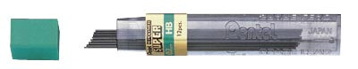 Pentel potloodstiften 0,7 mm, HB, 12 stuks