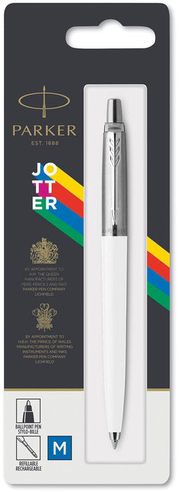 Parker Jotter Originals balpen, wit, op blister