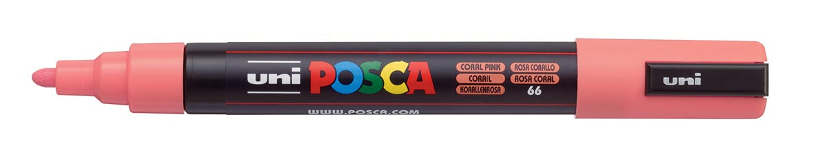 Posca verfstift PC-5M koraalrood met waterbasis