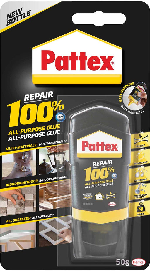 Pattex 100% lijm, tube van 50 g, op blister 12 stuks, OfficeTown