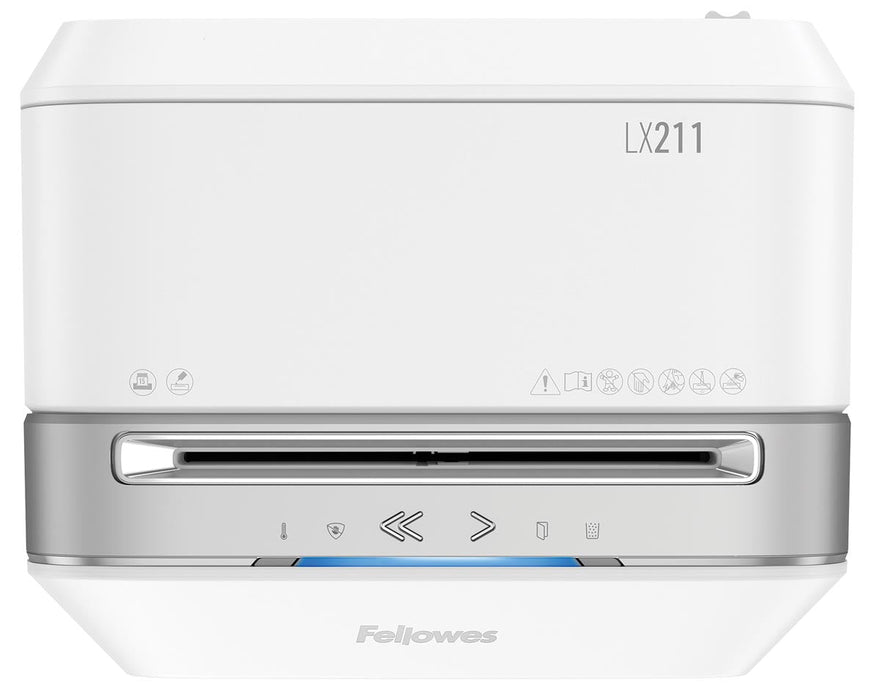 Fellowes Microshred papiervernietiger LX211, wit - OfficeTown