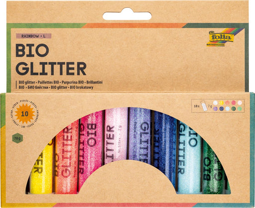 Folia Bio glitterset Rainbow "L" - OfficeTown