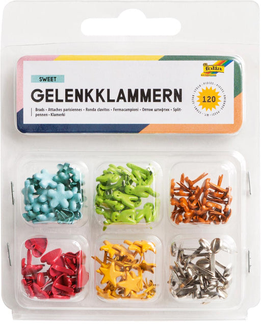 Folia fantasie splitpennen, blister met diverse vormen - OfficeTown