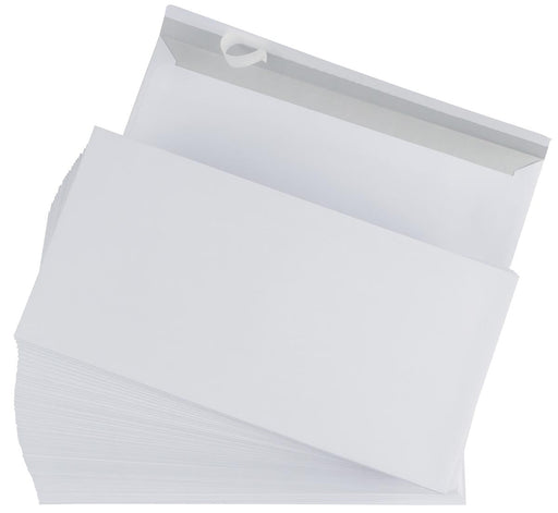 Galerij enveloppen ft 110 x 220 mm, stripsluiting, binnenzijde grijs, doos van 500 stuks - OfficeTown