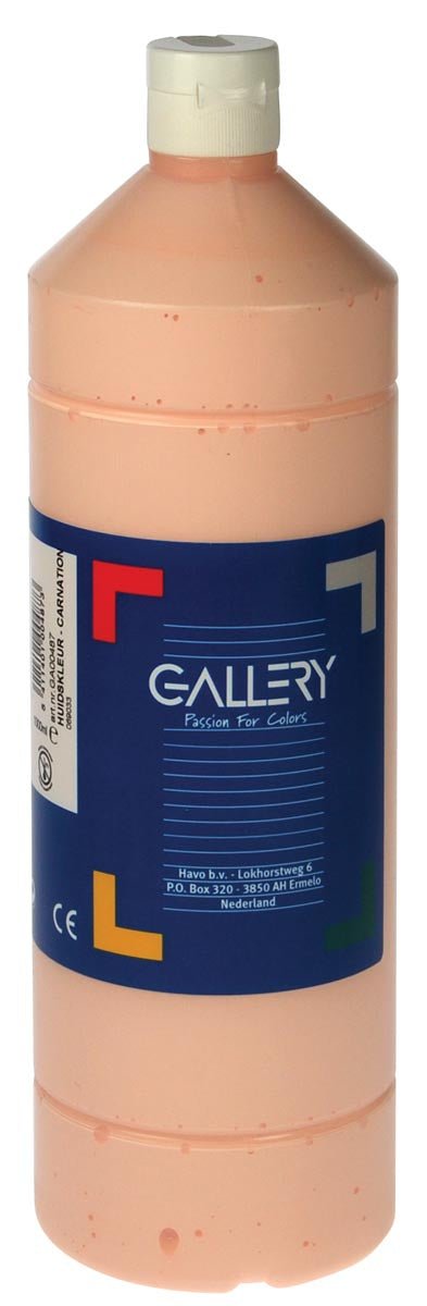 Galerij plakkaatverf, fles van 1 l, huidskleur met waterbasis - OfficeTown
