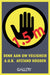 Galerijsticker, waarschuwing: Houd afstand van 1,5 meter, ft A5, Nederlands - OfficeTown