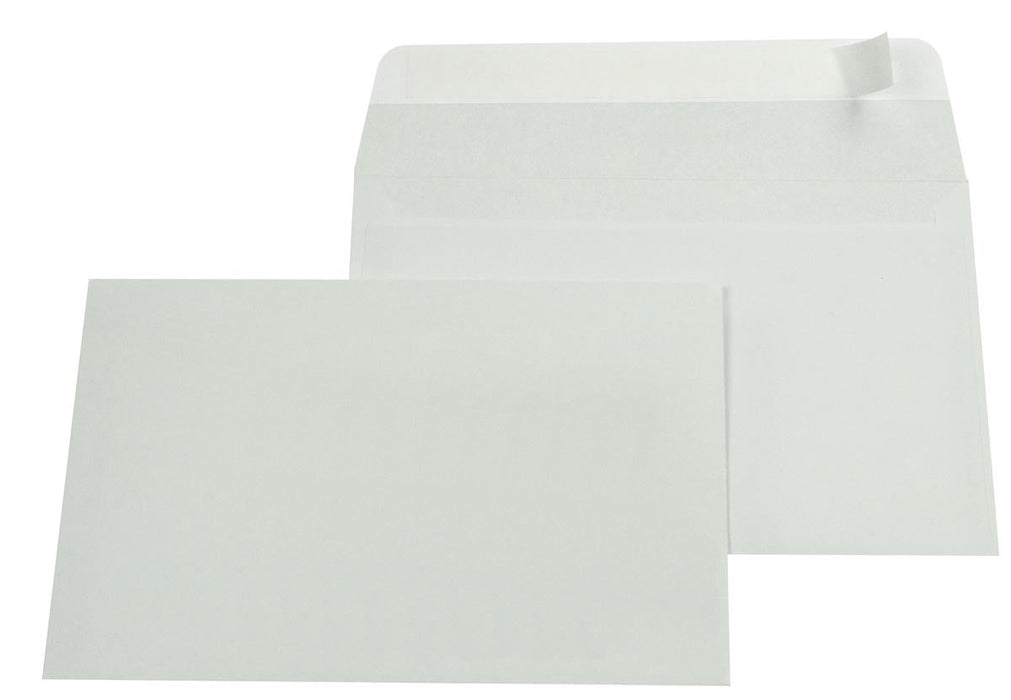 Gallery enveloppen ft 114 x 162 mm, stripsluiting, binnenzijde grijs, doos van 500 stuks - OfficeTown