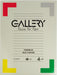 Gallery tekenblok ft 27 x 36 cm, extra zwaar houtvrij papier, 190 g/m², blok van 20 vel - OfficeTown