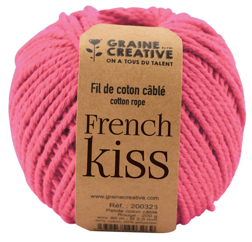 Garen voor Macramé, 2,5 mm x 80 m, roze - OfficeTown