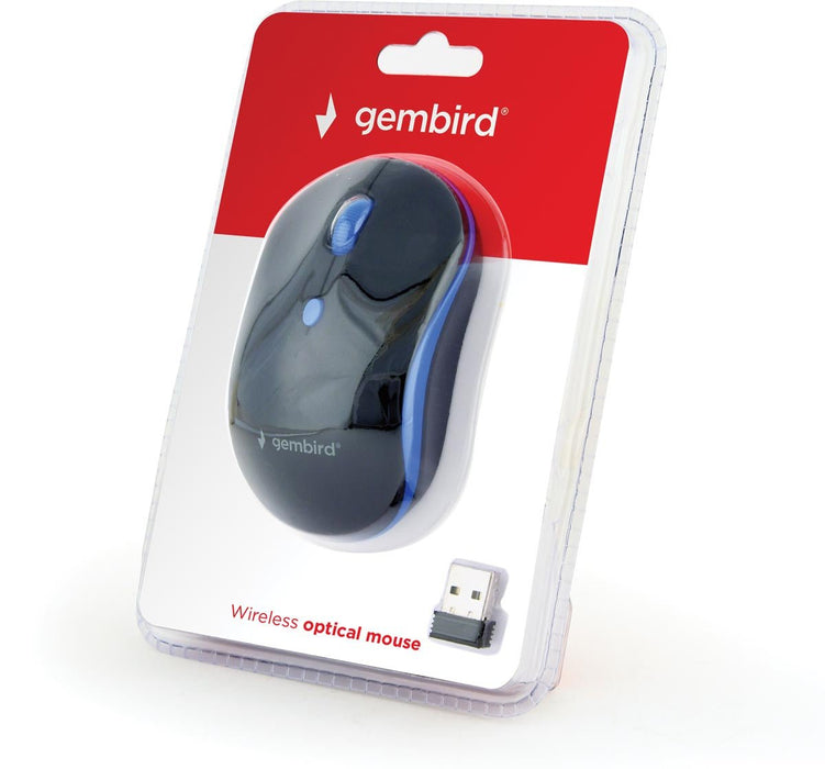 Gembird draadloze optische muis, blauw - OfficeTown