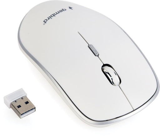 Gembird draadloze optische muis, wit - OfficeTown