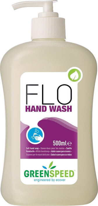 Groene handzeep Flo, bloemenparfum, 500 ml flacon - OfficeTown