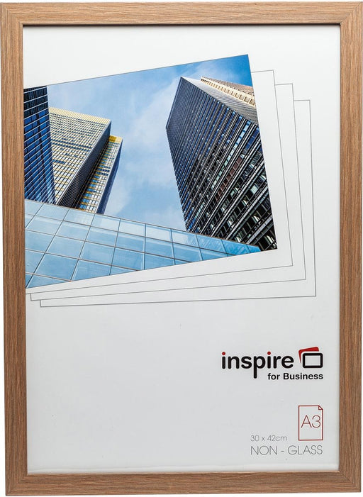 Hampton fotolijst Sorbonne, in 2 cm MDF, eiken effect, A3 - OfficeTown