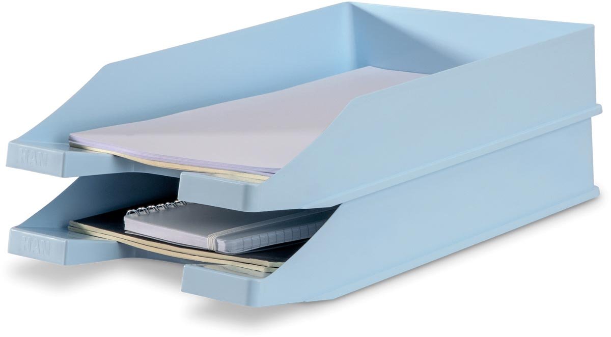 Han brievenbak, geschikt voor ft A4/C4, pastelblauw 10 stuks - OfficeTown