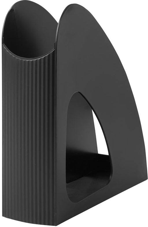 Han Re - Loop tijdschriftenhouder, voor ft A4/C4, PP, zwart 6 stuks - OfficeTown