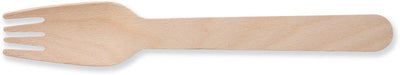 Houten vork, gecoat, 160 mm, doos van 100 stuks - OfficeTown
