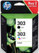 HP inktcartridge 303, 165 - 200 pagina's, OEM 3YM92AE, zwart en 3 kleuren, geschikt voor HP ENVY 6230 All - in - One fotoprinter, HP ENVY 7830 All - in - One fotoprinter, HP Tango - OfficeTown