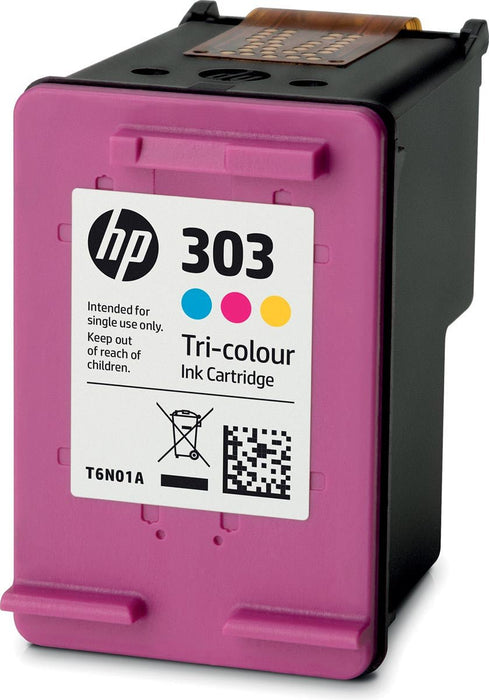 HP inktcartridge 303, 165 pagina's, OEM T6N01AE, 3 kleuren - Envy Photo Printer Cartridge - OfficeTown