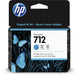 HP inktcartridge 712, 29 ml, OEM 3ED67A, cyaan - Geschikt voor HP DesignJet printers - OfficeTown