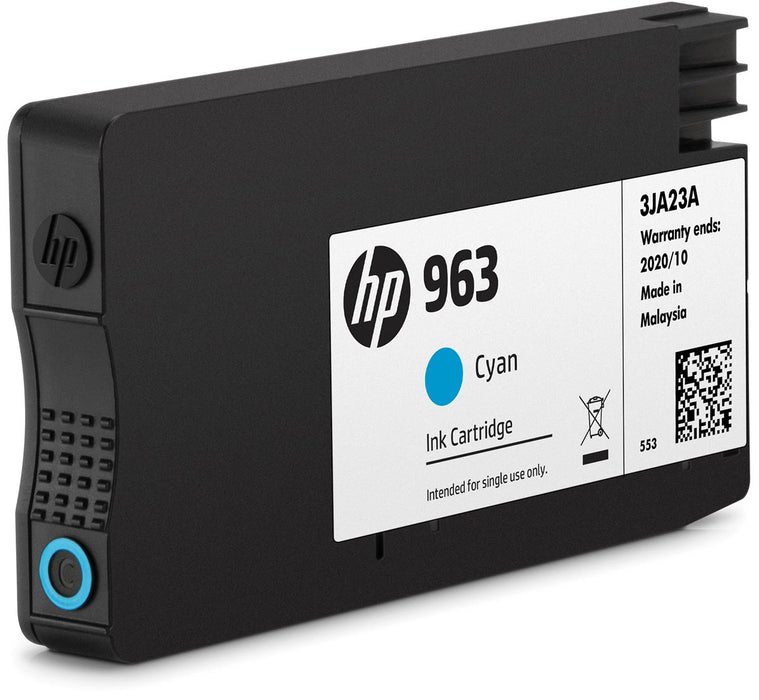 HP inktcartridge 963, 700 pagina's, OEM 3JA23AE, cyaan - OfficeTown