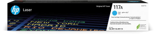 HP toner 117A, 700 pagina's, OEM W2071A, cyaan - OfficeTown