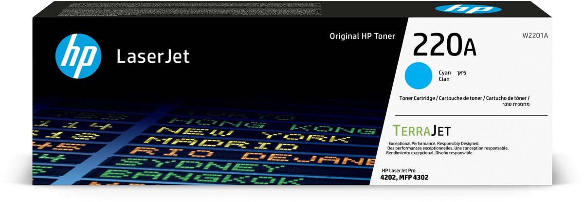 HP toner 220A, 1.800 pagina's, OEM W2201A, cyaan - OfficeTown