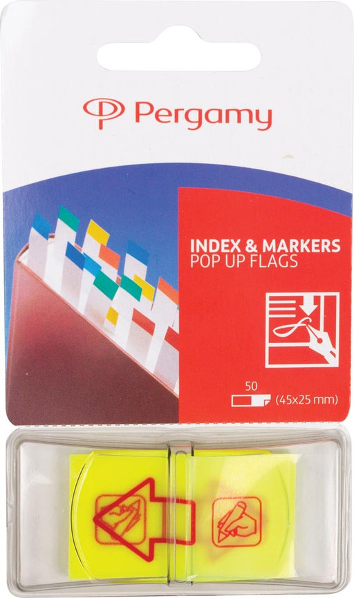 Index met pijltjes 'Sign here' - ft 45 x 25 mm, 50 vel - OfficeTown