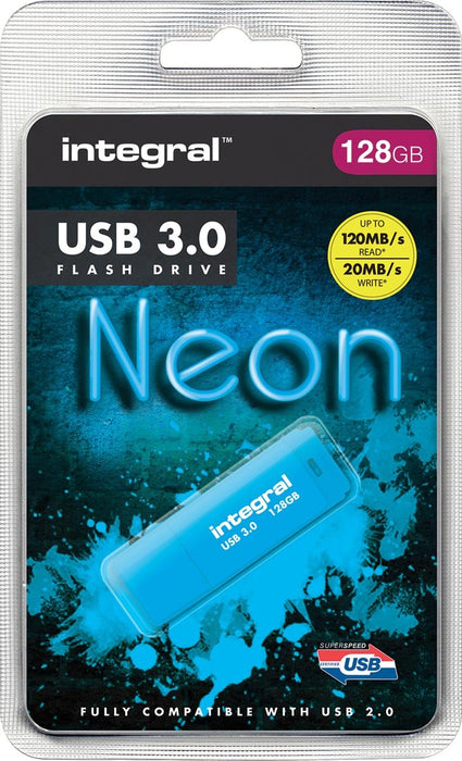 Integrale USB3 Neon 128GB BL - OfficeTown