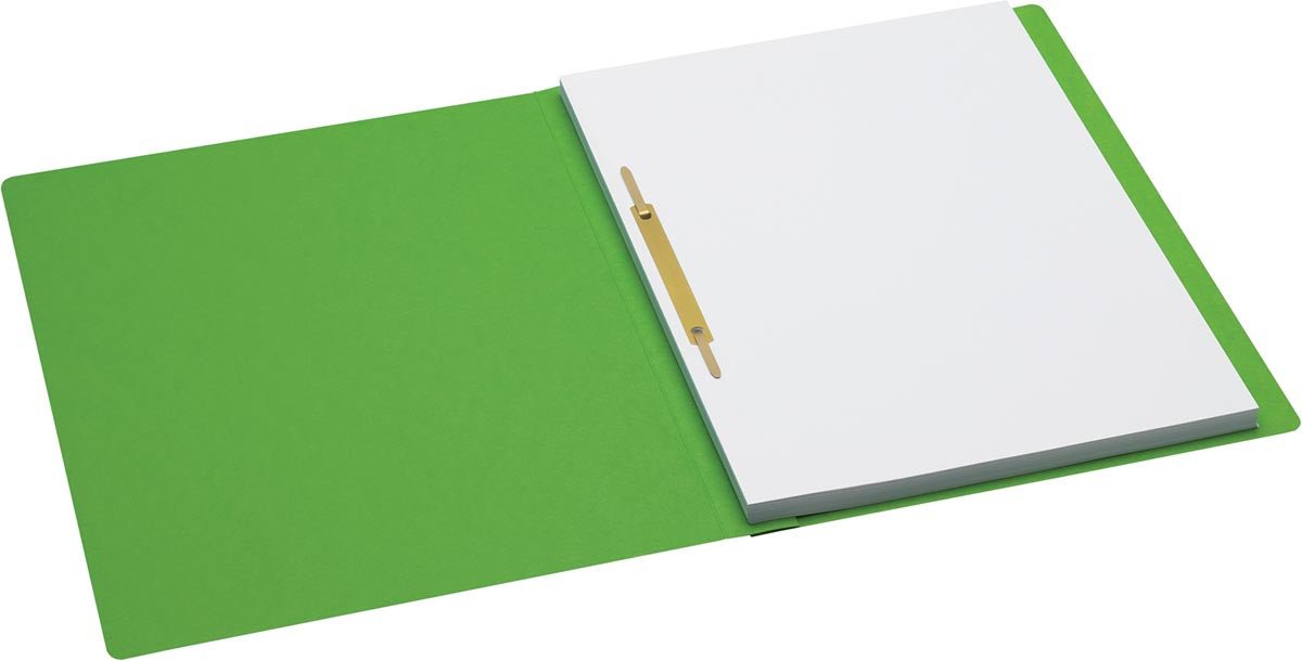 Jalema Secolor hechtmap, ft A4 met snelhechter, pak van 10 stuks, groen 10 stuks - OfficeTown