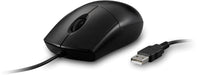 Kensington Pro Fit wasbare muis met draad, zwart - OfficeTown