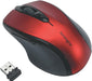 Kensington ProFit Mid - Size muis draadloos, Robijn rood - OfficeTown