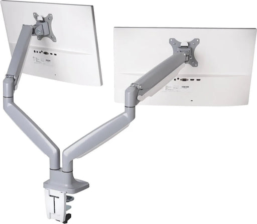 Kensington SmartFit one - touch verstelbare monitorarm, dubbel, grijs - OfficeTown