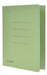 Klasse'x map met 3 kleppen ft 18,2 x 22,5 cm (voor ft schrift) van gerecycled karton - groen - OfficeTown