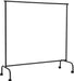 Kledingrek MAUL Limbo van metaal, 4 geremde wielen, hg156xbr151(220)x50cm, tot 30kg, zwart RAL9004 - OfficeTown