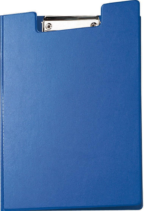 Klemmap MAUL met insteekvak A4 staand blauw - OfficeTown