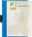 Klemmap met metalen clip A4 30 vel Transparant blauw - OfficeTown