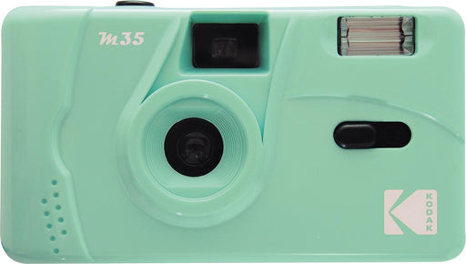 Kodak analoge camera M35, groen met handmatige filmoproller - OfficeTown