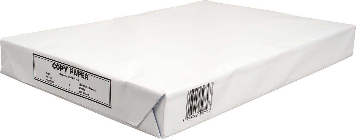 Kopieerpapier ft A3, 75 g, 160 CIE, pak van 500 vel 5 stuks - OfficeTown