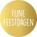 KP etiket "Fijne Feestdagen", diameter 40 mm, 2024, rol van 250 stuks - OfficeTown
