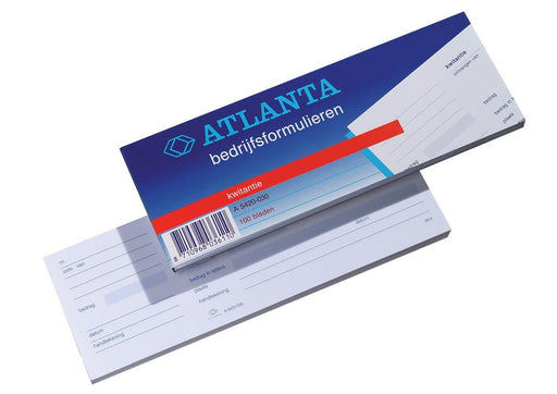 Kwitantieblok Atlanta van Jalema, ft 10,5 x 29,7 cm met 70g/m² papier - OfficeTown