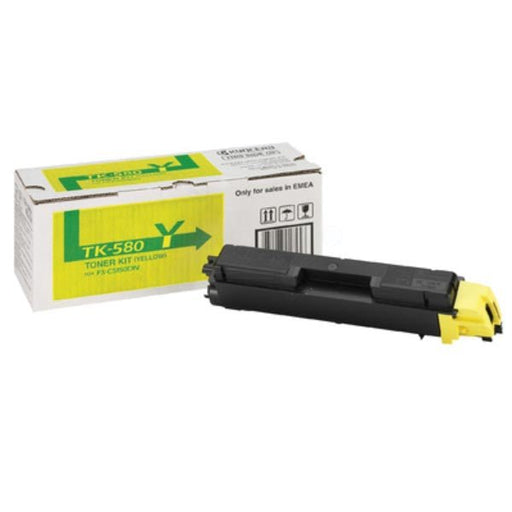 Kyocera Toner geel TK580Y - 2800 pagina's - 1T02KTANL0 - OfficeTown