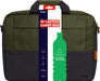 Laptoptas Lisboa voor 16 inch laptops - Groene polyester tas met extra compartimenten - OfficeTown