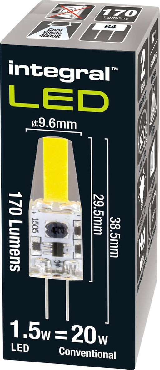LED spot G4 fitting, 12V, 1,5W, 170 lumen, niet dimbaar - OfficeTown