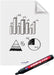 Legamaster Magic - Chart flipchart folie, ft 60 x 80 cm, wit, geruit, rol van 25 vel - OfficeTown