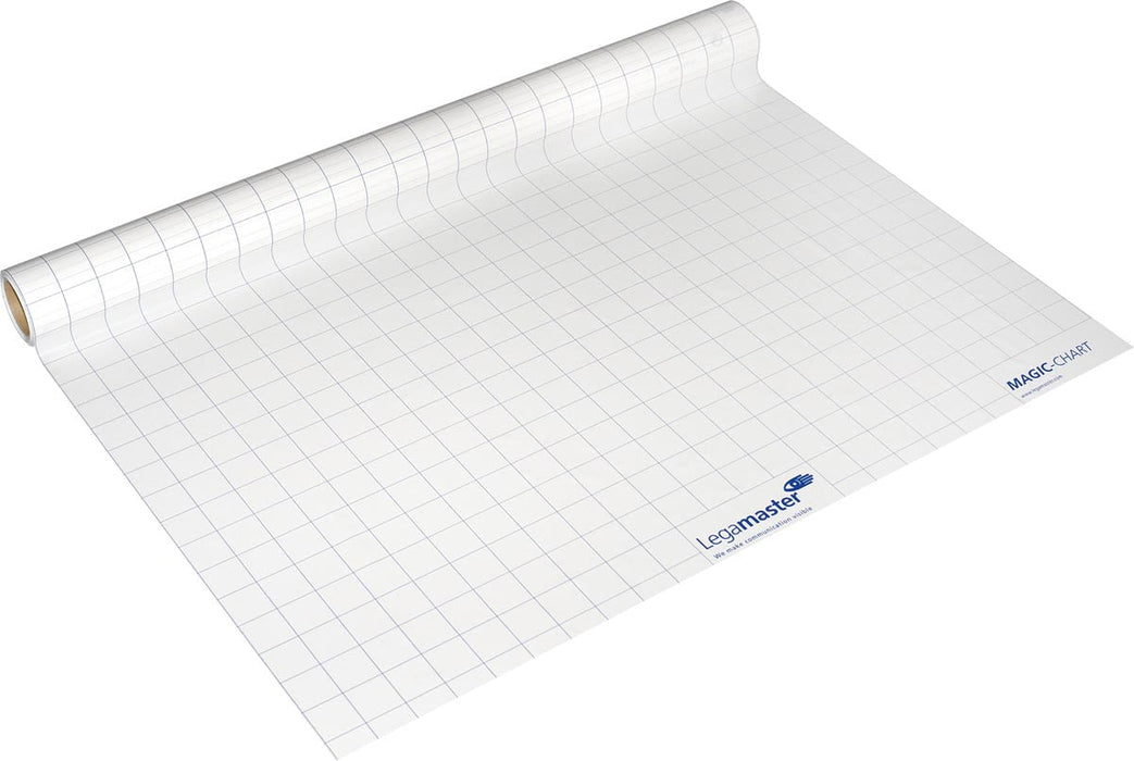 Legamaster Magic - Chart flipchart folie, ft 60 x 80 cm, wit, geruit, rol van 25 vel - OfficeTown