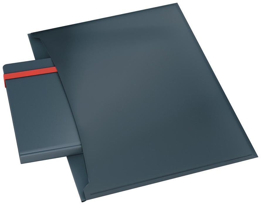 Leitz Cosy projectmap A4, 2 vakken, van PP, grijs - OfficeTown
