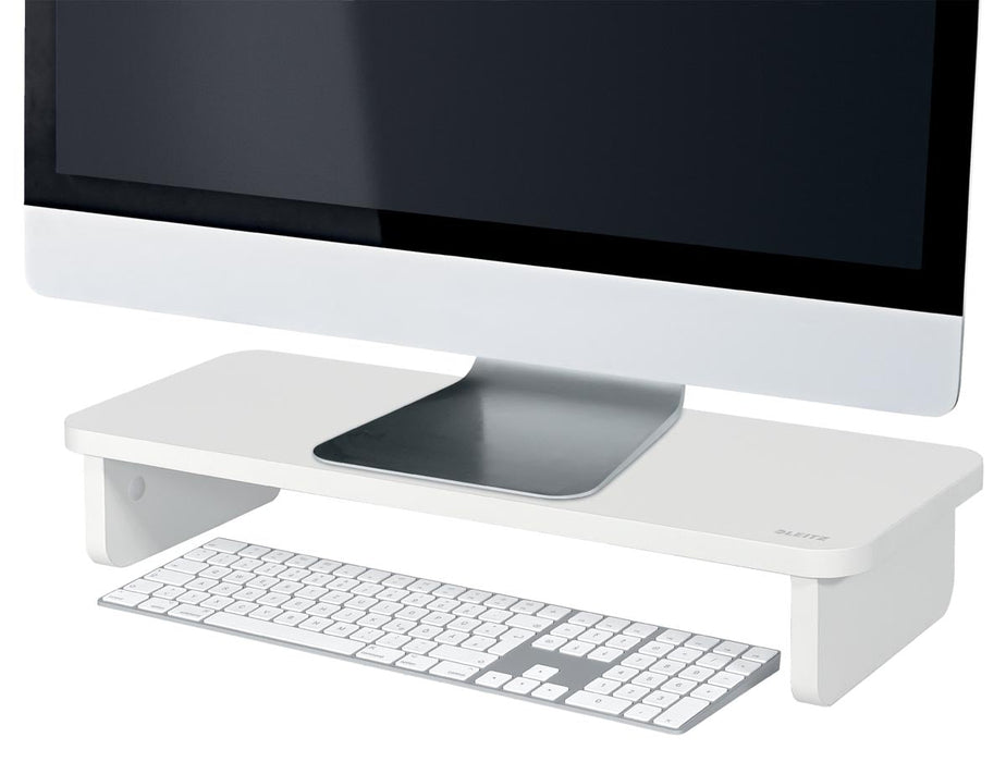 Leitz Ergo monitorstandaard, wit - OfficeTown
